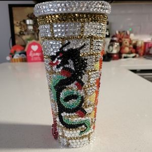 Customized fire graffiti cup
